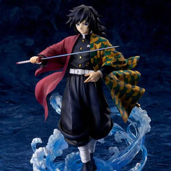 Demon Slayer Merchandise: Wind-Up Kuroshibou, Tsugikuni Yoriichi Figurine, Model, Birthday Gift for Boyfriend