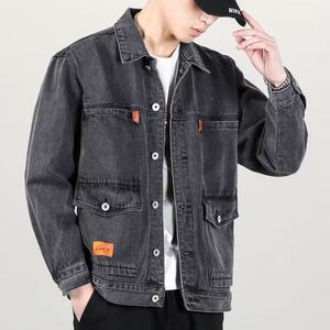 Dry -worn coat men's wear -resistant dirt -resistant auto repair denim jena workers gown of spring and autumn jackets work
