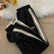 Corduroy pants men's trendy spring, autumn and winter sports trousers straight loose American casual plus velvet thickened sweatpants