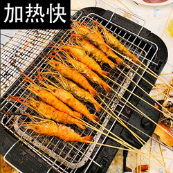 Electric Grill for Kebabs, Non-Stick Grill Pan, Electric Barbecue Grill for Home Indoor Use, Smokeless Small Electric Grill