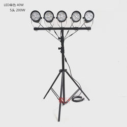 Floor-Standing Photography Fill Light, Stage, Clothing Store, Department Store, Exhibition Adjustable Spotlight, Led 360W Multi-Head Light