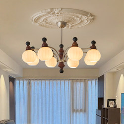 French-Style Living Room Lamp, Mid-Century Chandelier, 2026 New Model, Elegant Main Light, American Retro Dining Room Bedroom Zhongshan Lighting Fixtures