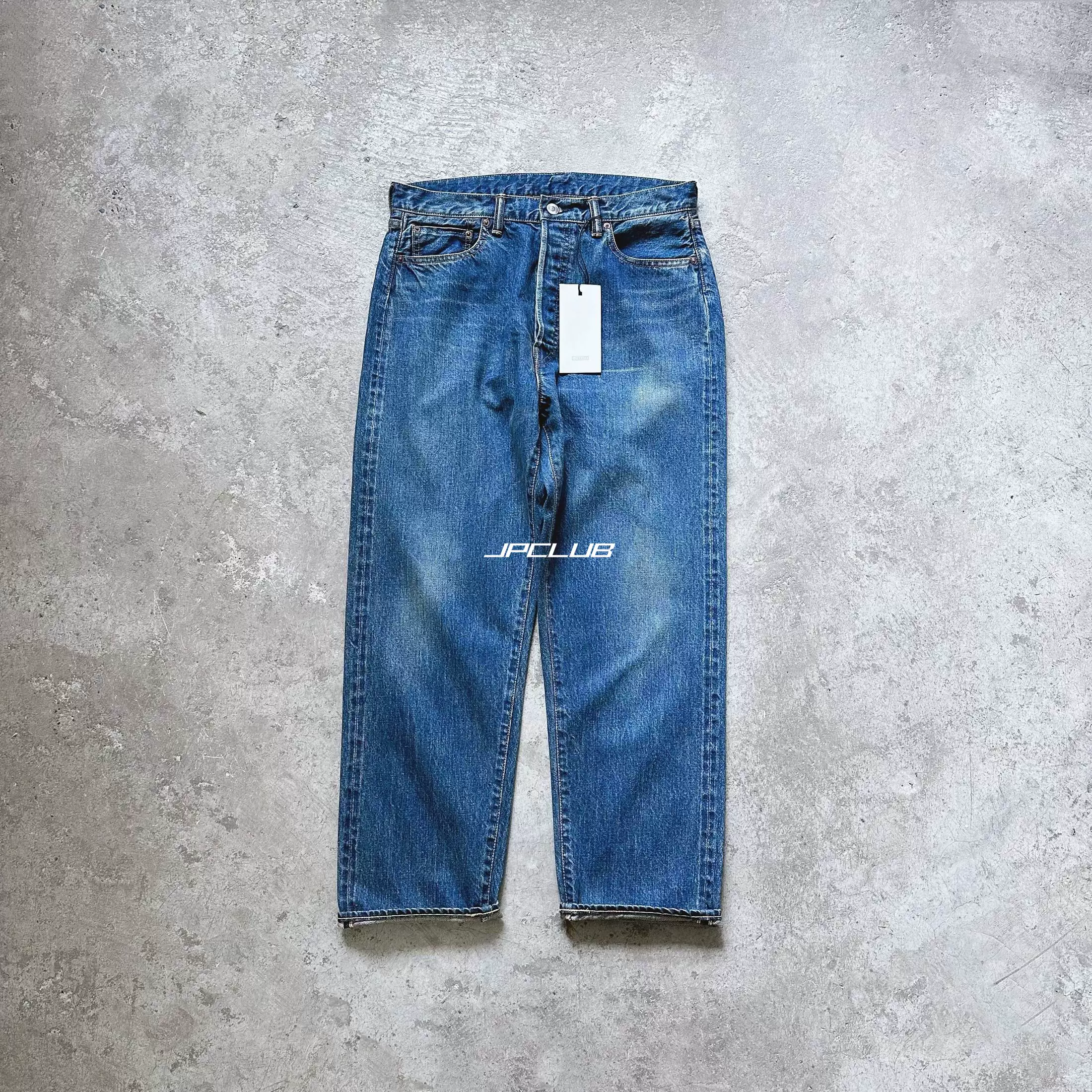 国现A.PRESSE 24SS WASHED DENIM WIDE PANTS 日产赤耳水洗牛仔裤