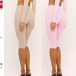 *Csb Yoga Tummy Control Capri Pants Butt Lifting High Waist Capri Fitness Yoga Pants with Letters