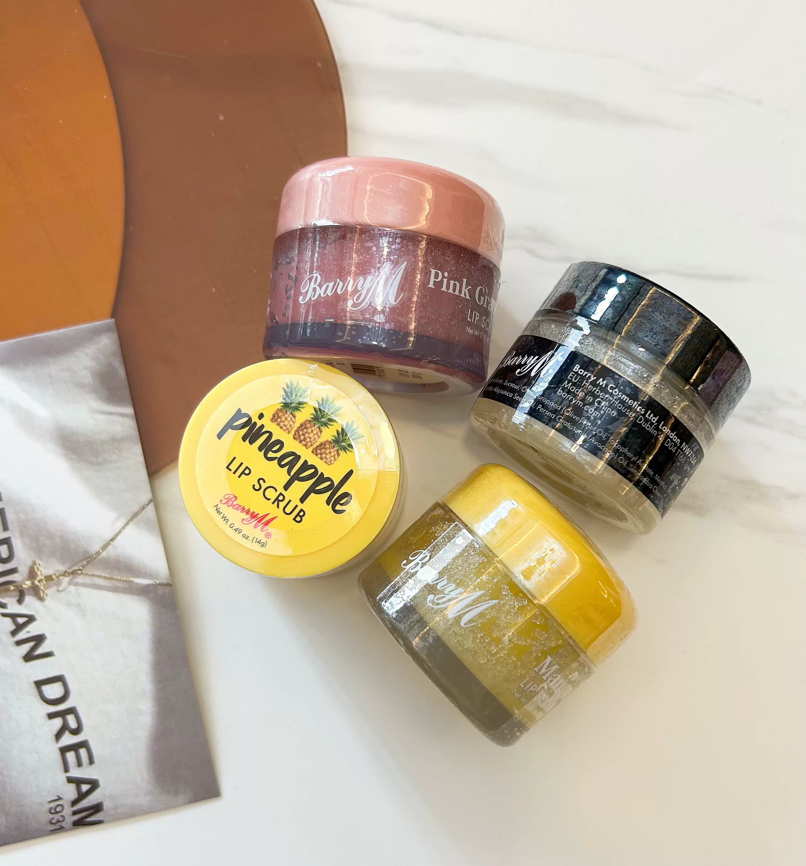 现货英国 barry m 唇部磨砂膏 lip scrub 淡化唇纹温和去角质