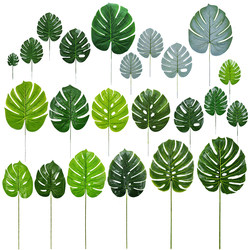 High-end simulation forest-style turtle back leaf and green leaf home decoration