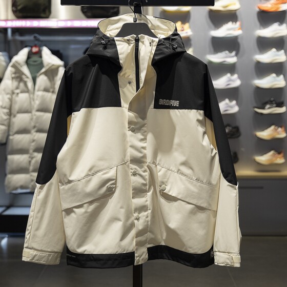 
Li Ning jacket 2025 new style anti-wu BADFIVE men's windproof moisture-permeable loose sports windbreaker AFDV529