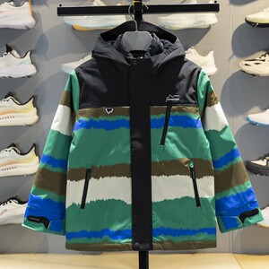 
Li Ning 25 winter boys' plus velvet, water repellent, loose duck down three-in-one sports windbreaker suit YWBV093