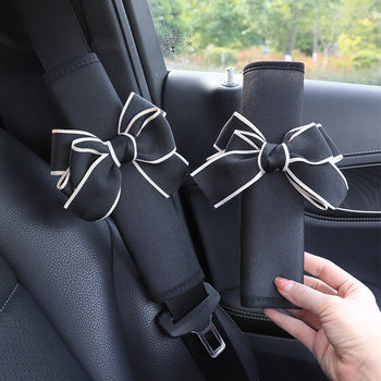 Shoulder protectors summer cartoon cute pair of extended car accessories set car interior for women