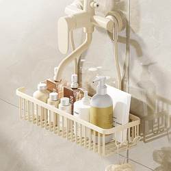 Bathroom Shelf, No-Drill Shower Caddy, Toilet Shower Room Shampoo and Body Wash Storage Rack