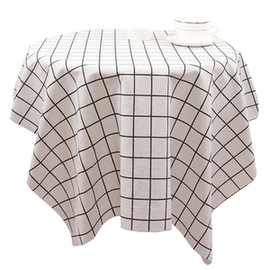 
Cotton and linen tablecloth ins style Nordic dining table fabric small fresh coffee table rectangular Japanese student desk table cloth simple