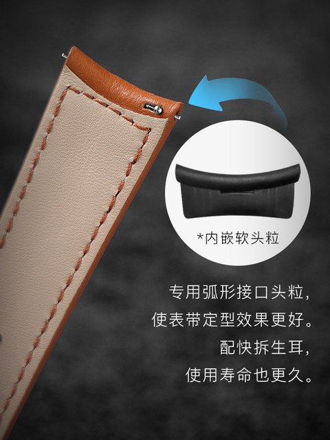 Shi Rui watch strap is suitable for Jaeger-LeCoultre Beichen Master ...