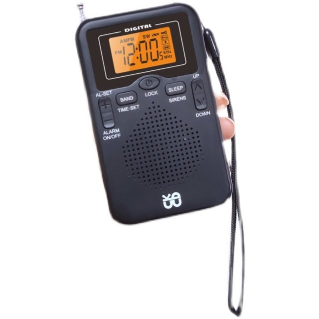 Radio Portable Pocket FM/AM Timer Sleep Digital Display Tuner Radio ...