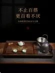 Bộ khay trà bằng gỗ đàn hương đen ấm đun nước hoàn toàn tự động tất cả trong một hộ gia đình bộ trà kung fu bàn trà nhỏ với bếp điện từ trà biển bộ bàn trà điện Bàn trà điện