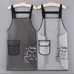 Kitchen Cooking Apron, Sleeveless Waterproof Apron, Catering, Aquatic Products, Pet Shop, Translucent Tpu, No-Wash Work Clothes