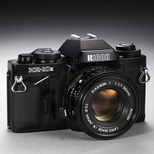 
RICOH Ricoh KR-10X/XR-10 with 50mm/f1.7 lens green P version 135 film SLR camera