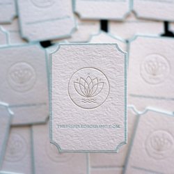 450g Cotton Paper Embossed with Concave and Convex Patterns, Hot Stamping Process, High-End Creative Business Personalized Business Card Production, Design and Printing