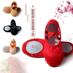 Lace-Free Dance Shoes for Children, Women, and Adults, Soft-Soled Cat Claw Shoes, Student Body Examination Practice Shoes, Gymnastics Dance Shoes