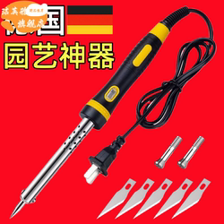 Electric Soldering Iron with Light, for Home Use, for Carving Flower Pots, Cutting, and Dual-Purpose Heating
