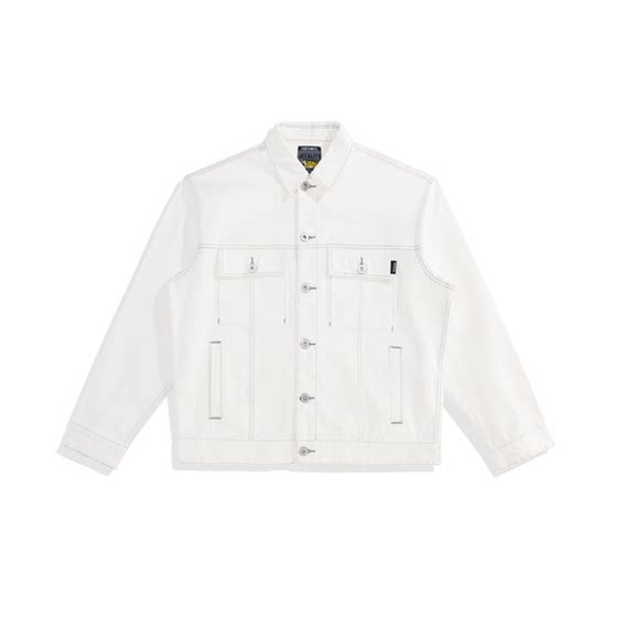 
Bird Men's Autumn New Topstitch Work Denim Jacket B1118/East 11