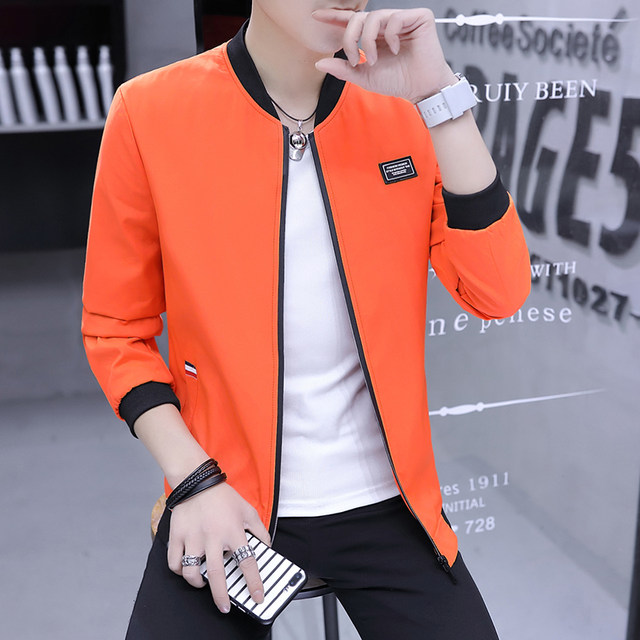 Men's jackets spring and autumn new casual versatile jackets trendy ...