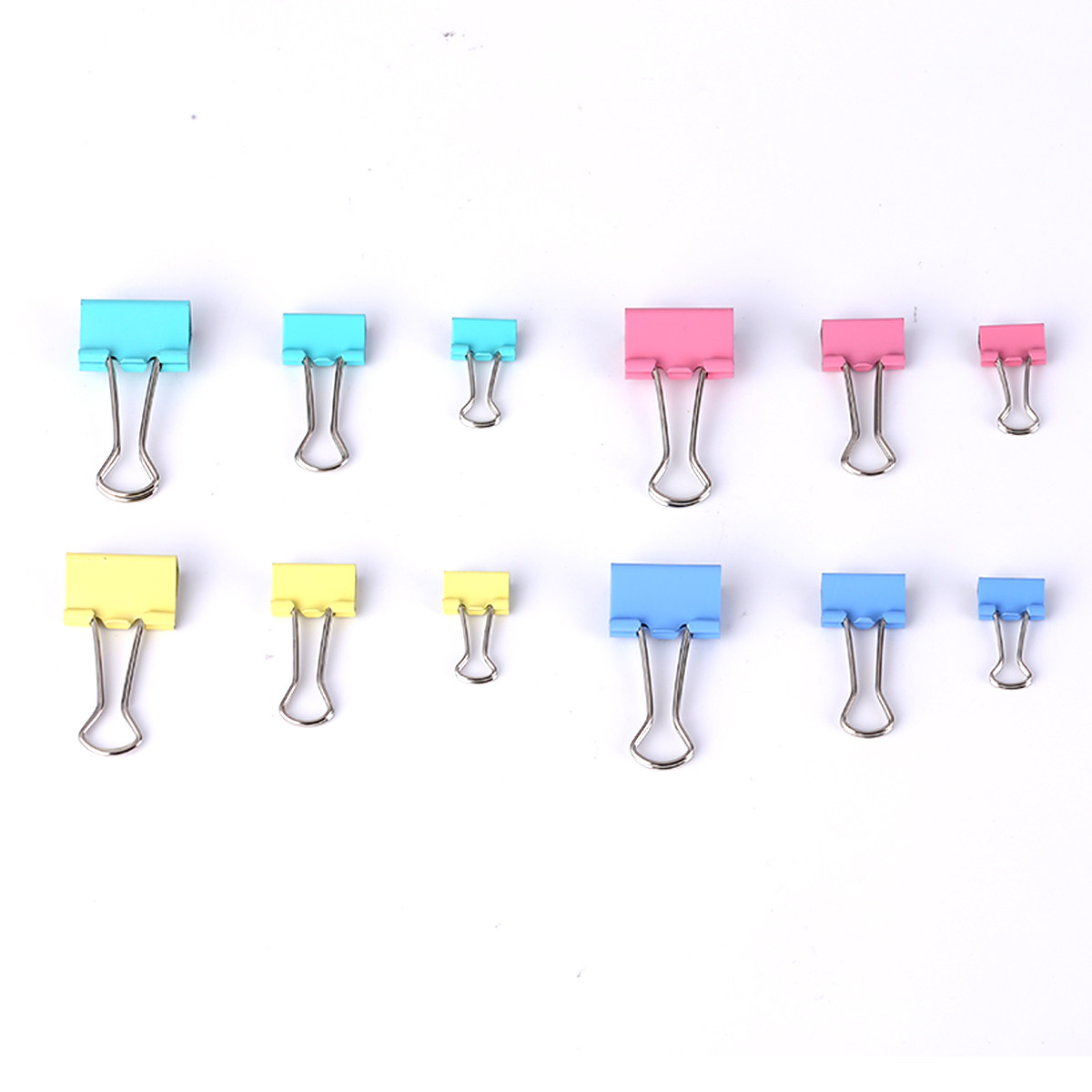 델리 8520|8521 컬러 4|5|6호 혼합 컬러풀 롱테일 클립 피닉스 테일 클립 더브테일 클립 노트 클립 무료 배송 -