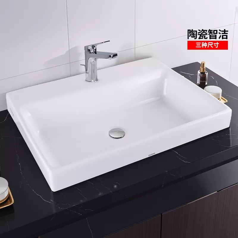 台上盆 陶器の洗面台 トイレ 芸術の盆 バルコニー 洗面台 Amazon | 独立式 洗面ボウル 豪華の洗面台セット 農舎風のアート