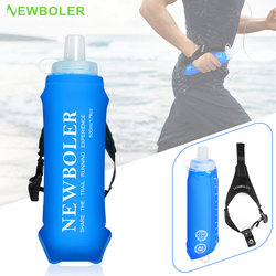 NEWBOLER handheld sports water bottle bag, marathon trail running special outdoor convenient supply soft water bottle