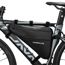 NEWBOLER fully waterproof bicycle rack bag triangle bag