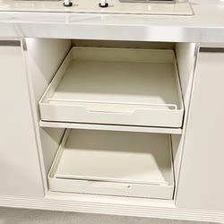 Japanese kitchen multifunctional drawer storage rack without drilling holes