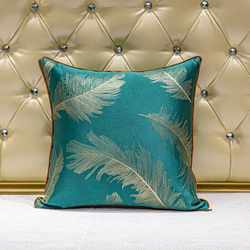 Nordic Style Home Living Room European-Style Sofa High-End Pillow Office Square Lumbar Support Cushion Headboard Satin Pillow