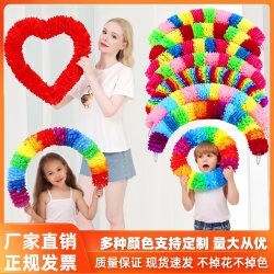 Sports Meet Wreath Entrance Opening Ceremony Kindergarten Dance Morning Exercise Handheld Round Hoop Steel Wire Equipment Exercise Props