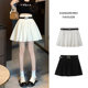 Boxer Skirt Female Spring and Summer College Wind White 2024 New Sweet Girl A -line Skirt Vientiane Panto Polying Umbrella Skirt
