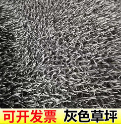 Gray simulated artificial turf decorative outdoor engineering