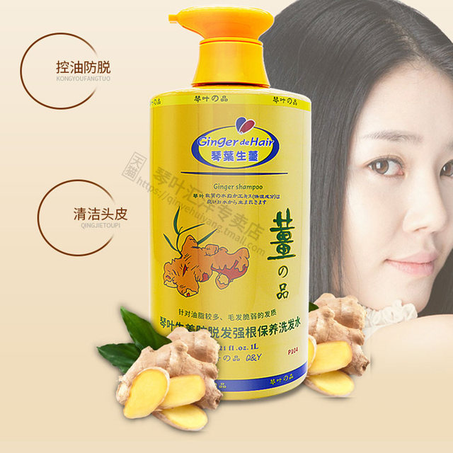 Qinye Ginger Shampoo for women to prevent hair loss, thicken hair, oil ...