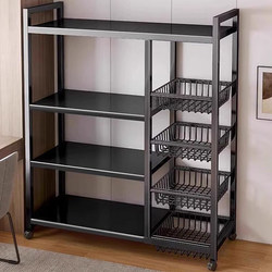 New Kitchen Storage Rack, Floor-Standing Multi-Layer Vegetable Storage Rack, Household Multi-Functional Sundries Rack, Wall-Mounted Storage Rack