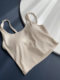 7512 dark thread modal cotton sling fixed cup beautiful back inner wear versatile cotton base thin strap adjustable