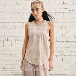 Ginginking丨Jacquard Original Design Quick-Drying Breathable Loose and Comfortable Sports Yoga Vest Without Chest Pads