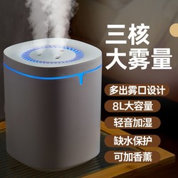 New Small Humidifier for Home Bedroom, Living Room, Desktop, Quiet, Suitable for Pregnant Women and Babies, Large Mist Output Air Sprayer