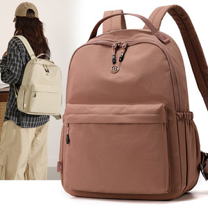双肩包女2025新款牛津布背包女士大容量书包包休闲初中高中学生男