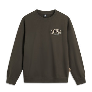 
Li Ning genuine anti-Wu BADFIVE men's loose round neck breathable casual sports pullover sweatshirt AWDUB93