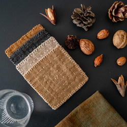 Handmade Artistic Japanese-Style Summer Cloth Tablecloth Mat, Baking Fabric Heat-Insulating Coaster