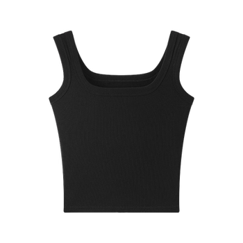 American-style broad-shouldered breast-covering camisole for women, summer thin, slim, simple, western style, versatile bottoming top