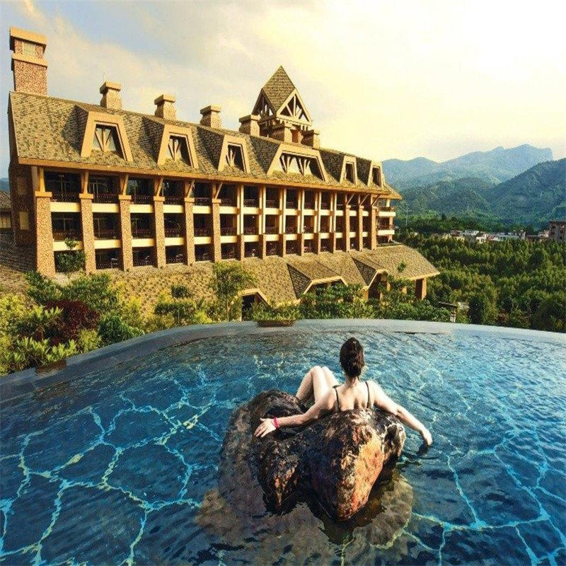 广州增城锦绣香江温泉城2日游豪华别墅拆分房自助早餐无限次温泉