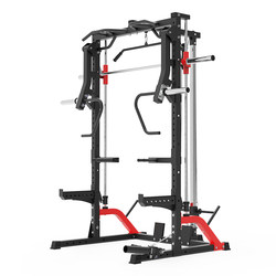 Ttcz Commercial Smith Machine Squat Bench Press Gantry Chest Expansion High Pull-Down Fitness Equipment Thickeneded Pipe