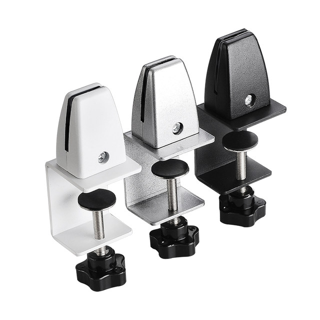 Adjustable screen clip free punching aluminum alloy desktop mobile clip ...