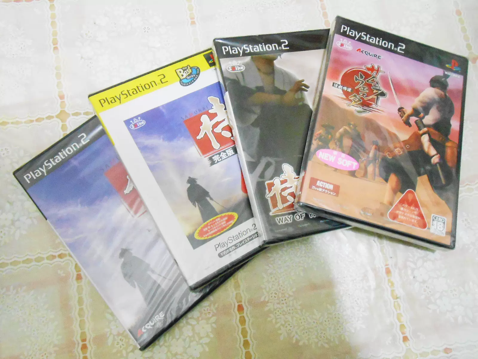 Ps2 的全新品侍道活剧 侍道123 1未修正完全版全套