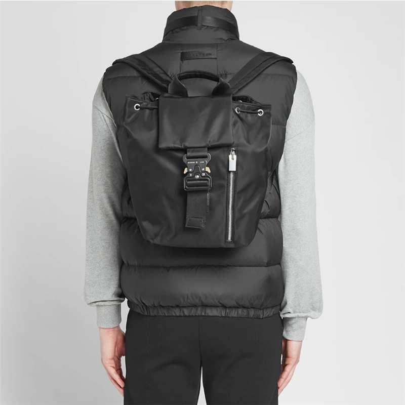 ALYX 9SM BACKPACK 19FW 侃爷GD 男女3M反光金属机能扣两用双肩包-Taobao