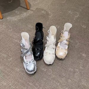 
1.5 height increase 8.5-11CM sandals 2025 summer new ballet high heels sweet classic color fashion women's shoes