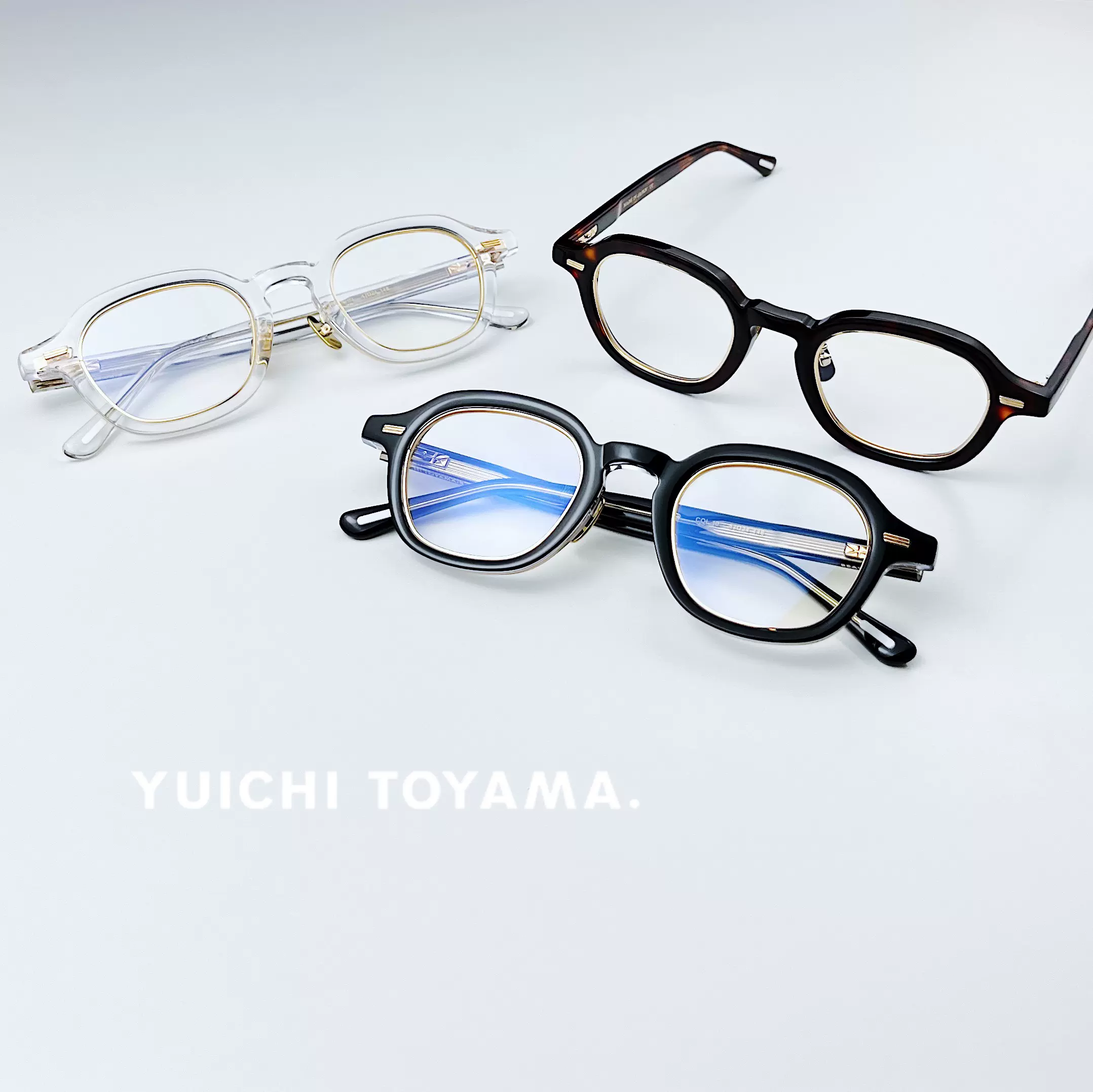 YUICHI TOYAMA：5外山雄一日本進口板材手作眼鏡框架BEACON-Taobao